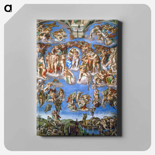 The Last Judgment - ミケランジェロ ブオナローティ Canvas.