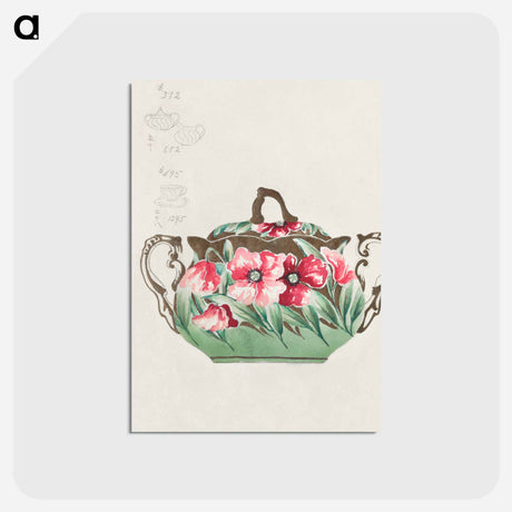 アートポストカード-Sugar Bowl Design
 - ノリタケ工場 Postcard.
