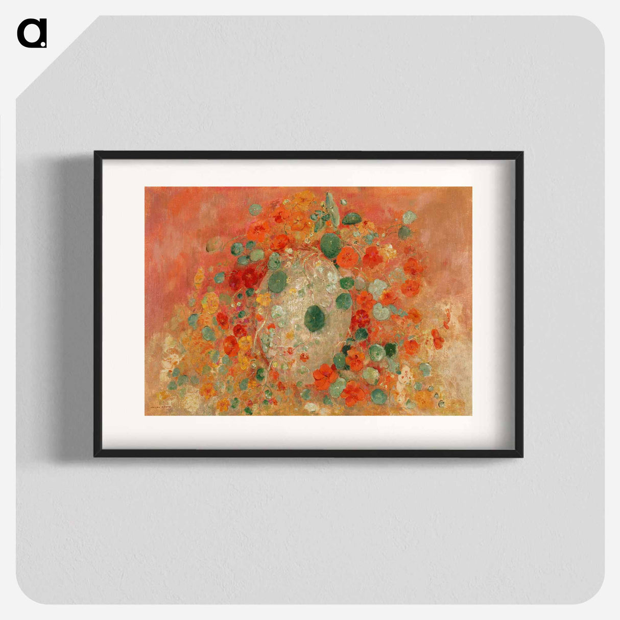 Nasturtiums - Odilon Redon Poster.