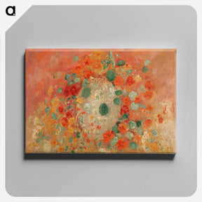 アートパネル-Nasturtiums - オディロン ルドン Canvas.