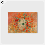 アートポストカード-Nasturtiums - オディロン ルドン Postcard.