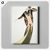 Woman in a long tubular dress - オットー フリードリヒ カール レンデッケ Canvas.