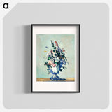 Rococo Vase - Paul Cezanne Poster.