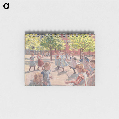 アートメモ帳-Playing Children, Meadow Square
 - ピーター ハンセン Memo.