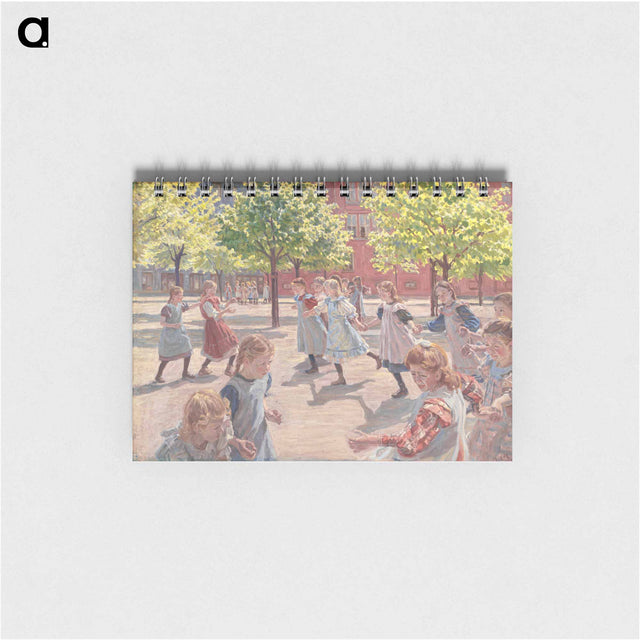 アートメモ帳-Playing Children, Meadow Square
 - ピーター ハンセン Memo.