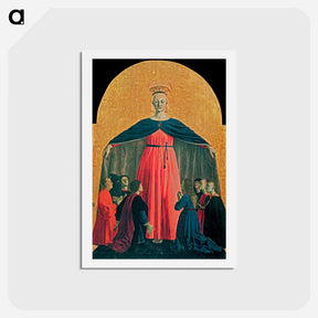 アートポストカード-The Madonna of Mercy - ピエロ デラ フランチェスカ Postcard.