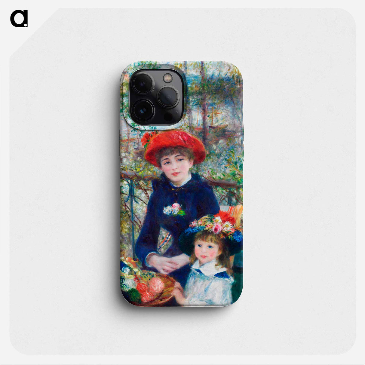 Two Sisters (On the Terrace) - Pierre-Auguste Renoir Phone Case.