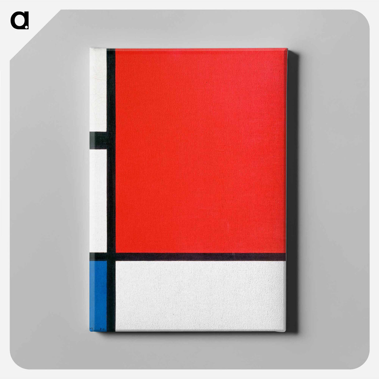 Composition with Red, Blue, and Yellow - Piet Mondrian Canvas.