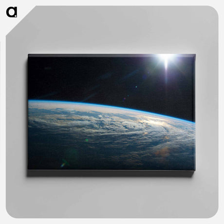アートパネル-Earth Observation by Expedition 44 Crew
 - 地球 Canvas.