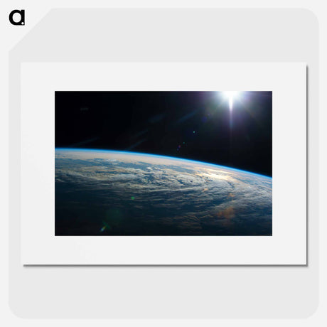アートポスター-Earth Observation by Expedition 44 Crew
 - 地球 Poster.