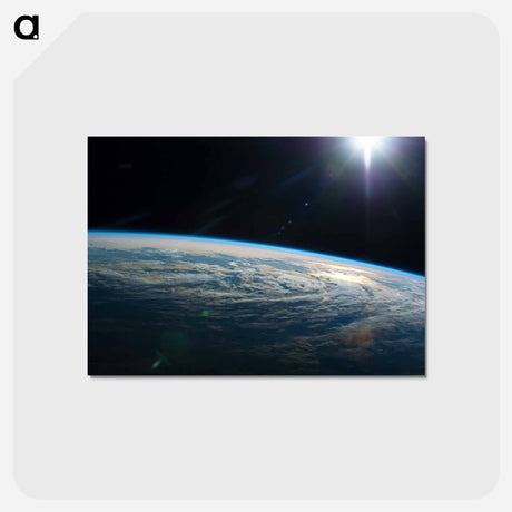 アートポストカード-Earth Observation by Expedition 44 Crew
 - 地球 Postcard.