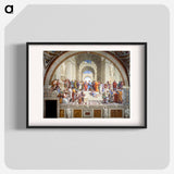 The School of Athens - ラファエロ サンティ Poster.