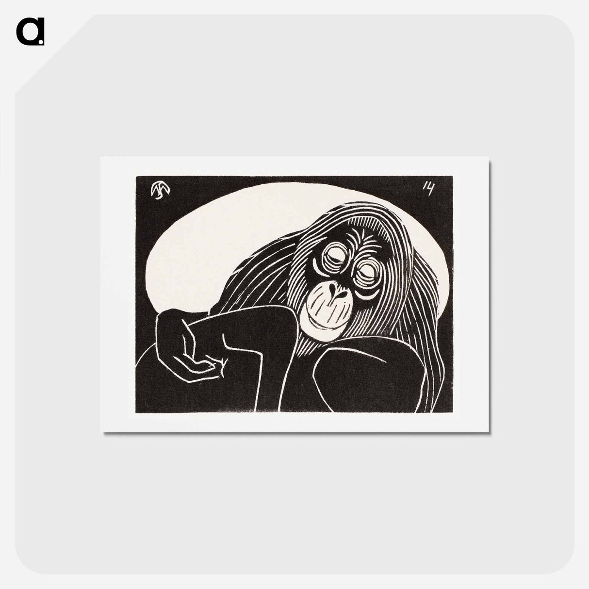 Orangutan
 - サミュエル ジェスルン Postcard.