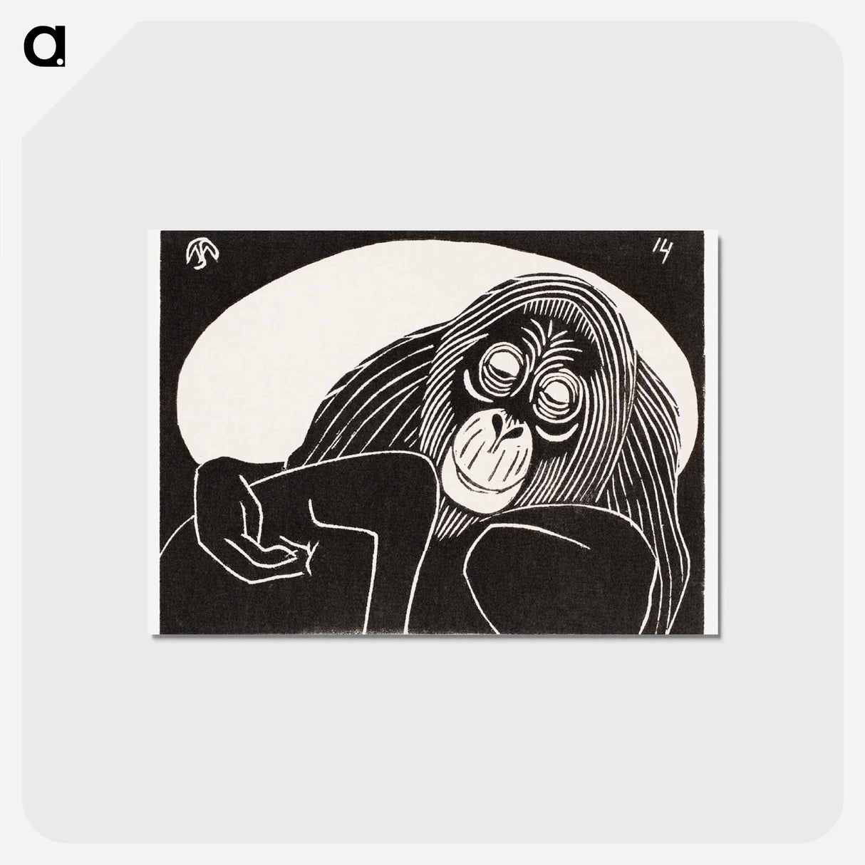Orangutan
 - サミュエル ジェスルン Postcard.