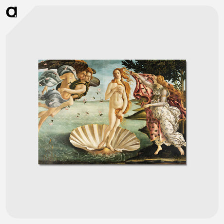 アートポストカード-The Birth of Venus - サンドロ ボッティチェッリ Postcard.