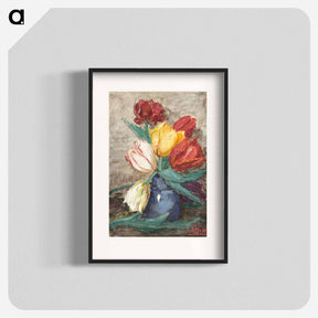 アートポスター-Tulips in a Vase
 - シエンチェ メスダグ ファン ハウテン Poster.