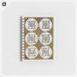 アートメモ帳-Superimposed Letters Spelling the Names of Illustrious Women of Ancient Rome
 - 書道のお手本 Memo.