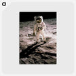 アートポストカード-Lunar Reflection
 - ムーン Postcard.