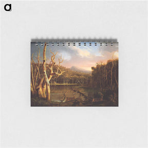 アートメモ帳-Lake with Dead Trees (Catskill) - トーマス コール Memo.