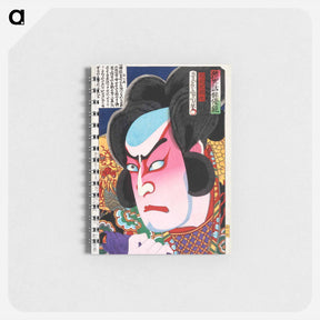 アートメモ帳-The Actor Ichikawa Sadanji I as Fukashichi - 豊原 国周 Memo.