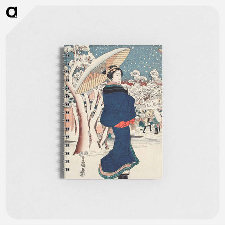 アートメモ帳-Famous Places in the Eastern Capital: The Year-end Fair at Asakusa
 - 歌川 国貞 Memo.