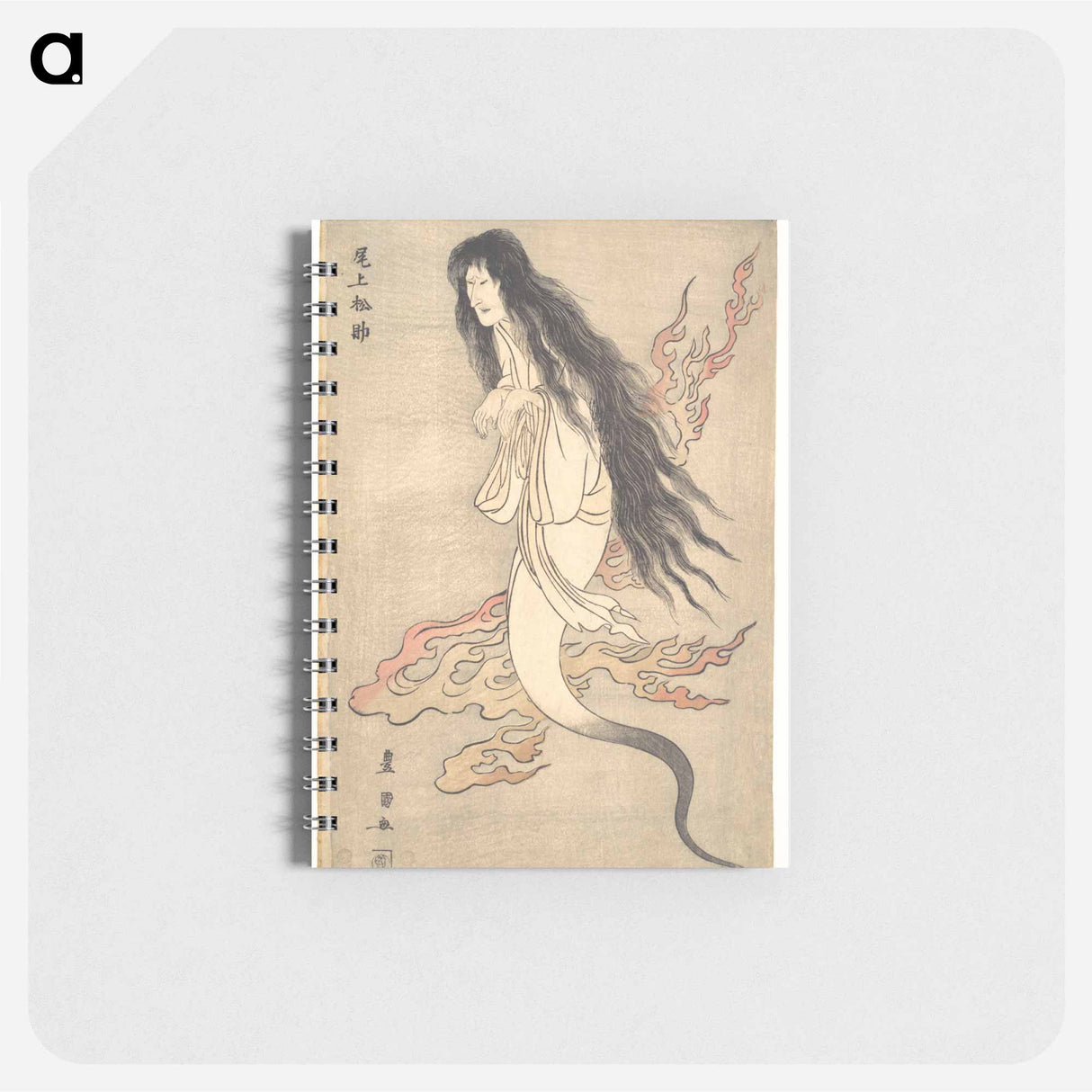アートメモ帳-Onoe Matsusuke as the Ghost of the Murdered Wife Oiwa, in "A Tale of Horror from the Yotsuya Station on the Tokaido Road"
 - 歌川 豊国 Memo.