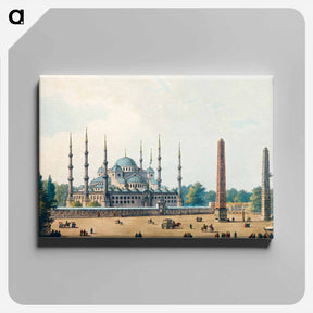 アートパネル-Mosque of Sultan Achmet - オスマン帝国領内の景色 Canvas.