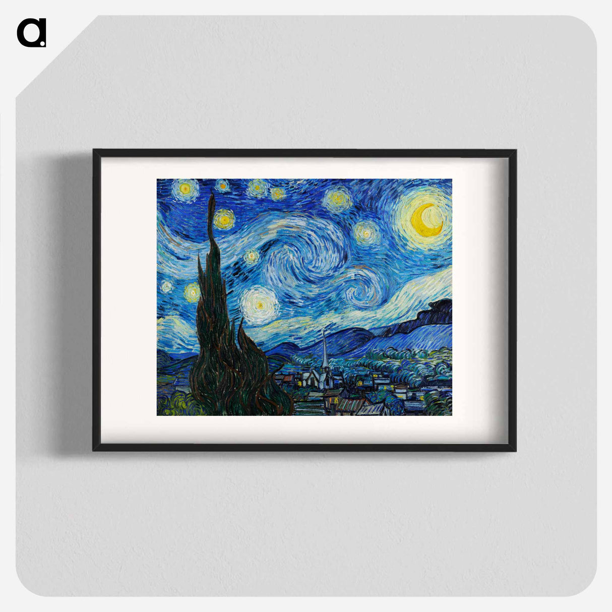 The Starry Night - Vincent van Gogh Poster.