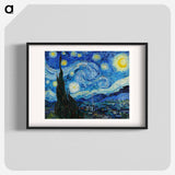 The Starry Night - Vincent van Gogh Poster.