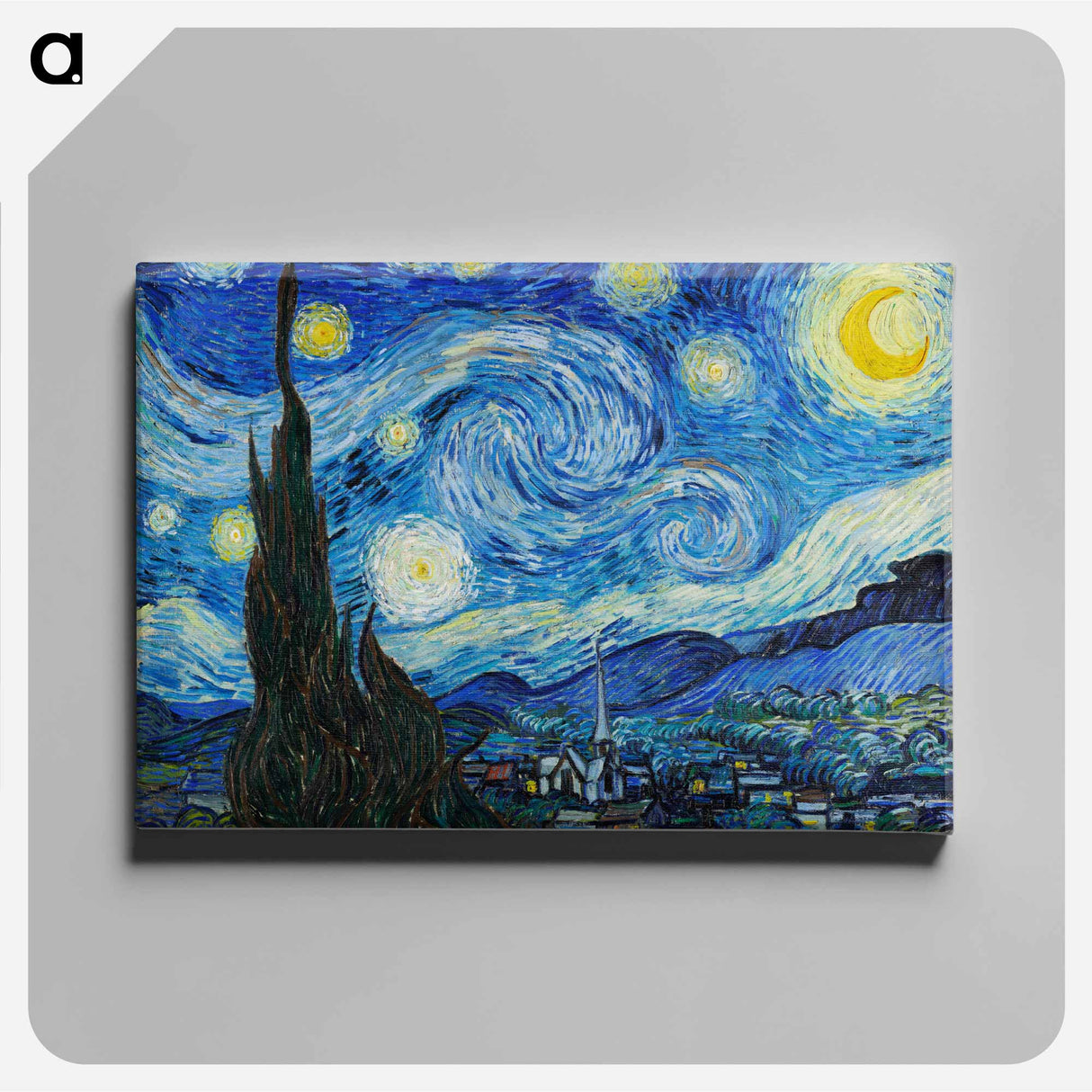 The Starry Night - Vincent van Gogh Canvas.