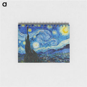 アートメモ帳-The Starry Night - フィンセント ファン ゴッホ Memo.