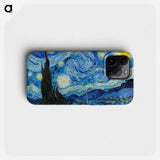 The Starry Night - Vincent van Gogh Phone Case.