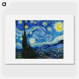 The Starry Night - Vincent van Gogh Poster.