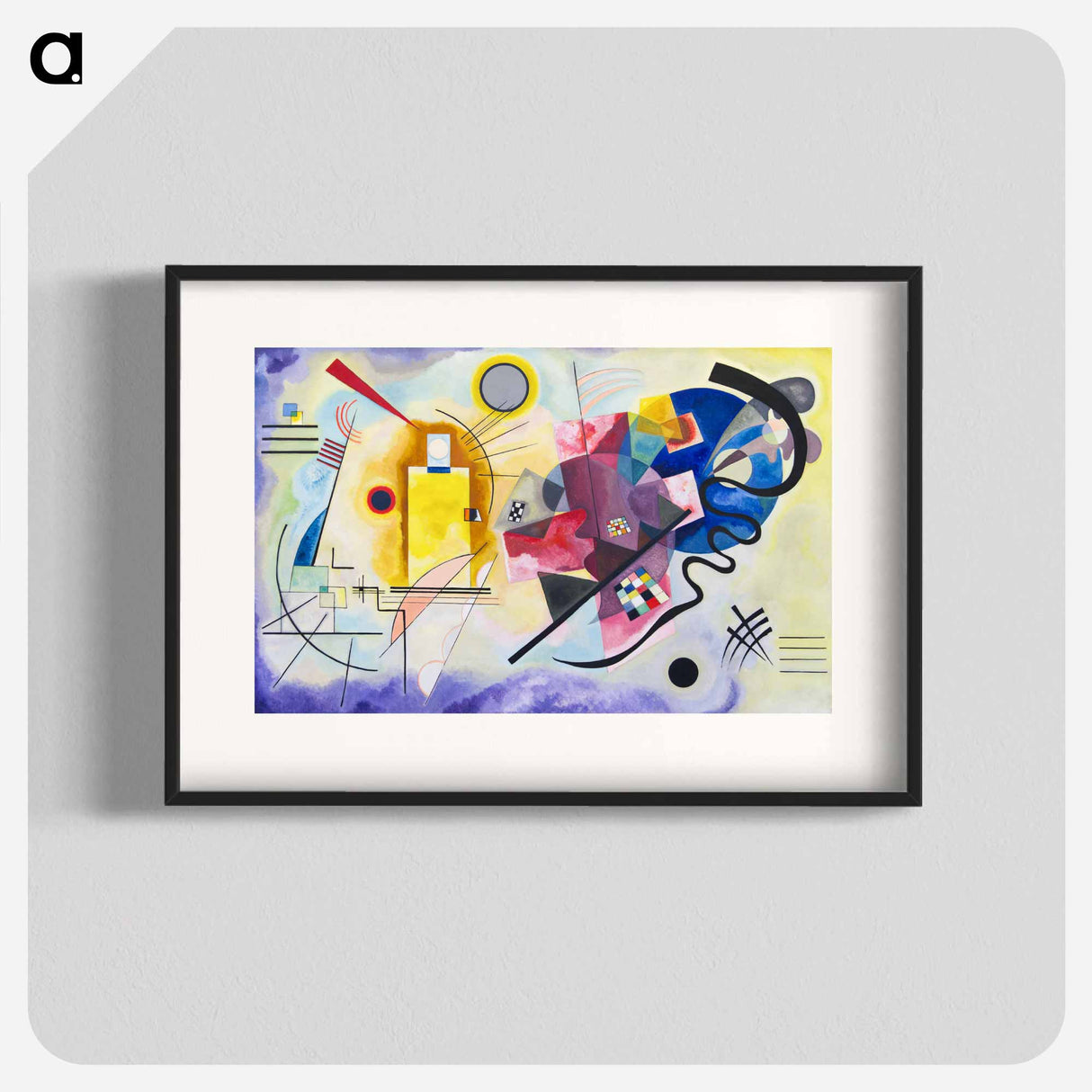 Yellow-Red-Blue - Wassily Kandinsky Poster.