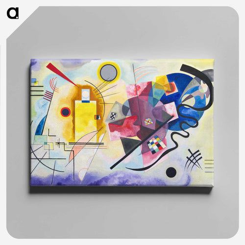 黄・赤・青 - ワシリー カンディンスキー Canvas.