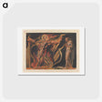 アートポストカード-Jerusalem, Plate 26, "Such Visions Have...." - ウィリアム ブレイク Postcard.