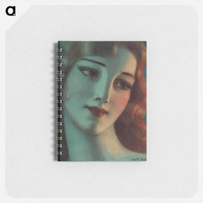 アートメモ帳-Head of girl with long blonde hair - ウワディスワフ テオドール ベンダ Memo.