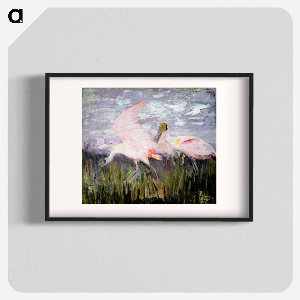 Roseate Spoonbills - アボット ハンダーソン セイヤー Poster.