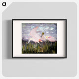 Roseate Spoonbills - アボット ハンダーソン セイヤー Poster.
