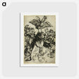アートポストカード-Coat of Arms with Lion and Rooster - アルブレヒト デューラー Postcard.
