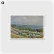 アートポストカード-The Terrace at Saint-Germain, Spring - アルフレッド シスレー Postcard.