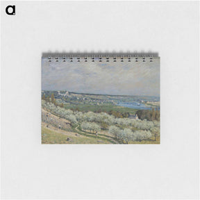 アートメモ帳-The Terrace at Saint-Germain, Spring - アルフレッド シスレー Memo.