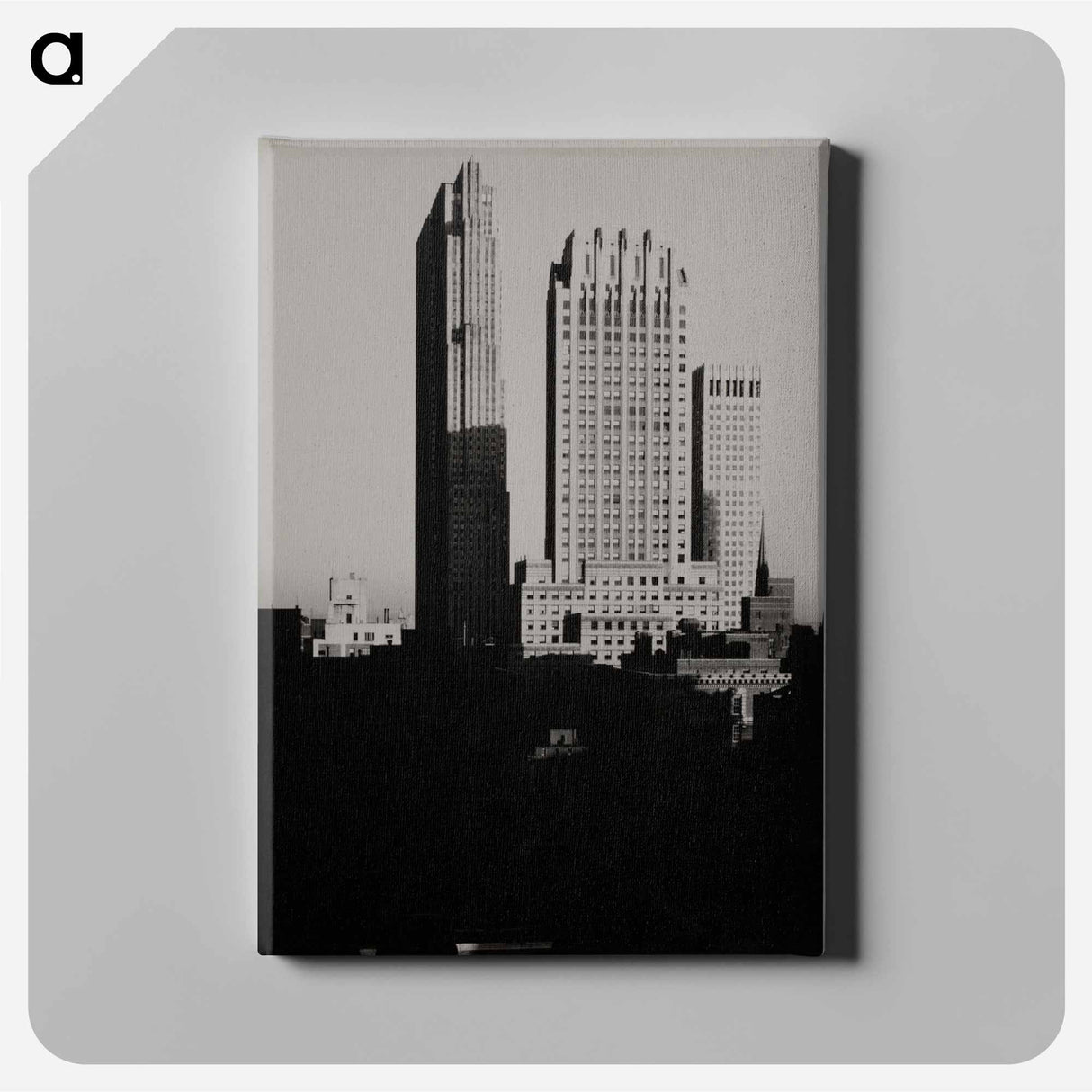 New York from the Shelton - アルフレッド スティーグリッツ Canvas.