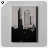 New York from the Shelton - アルフレッド スティーグリッツ Canvas.