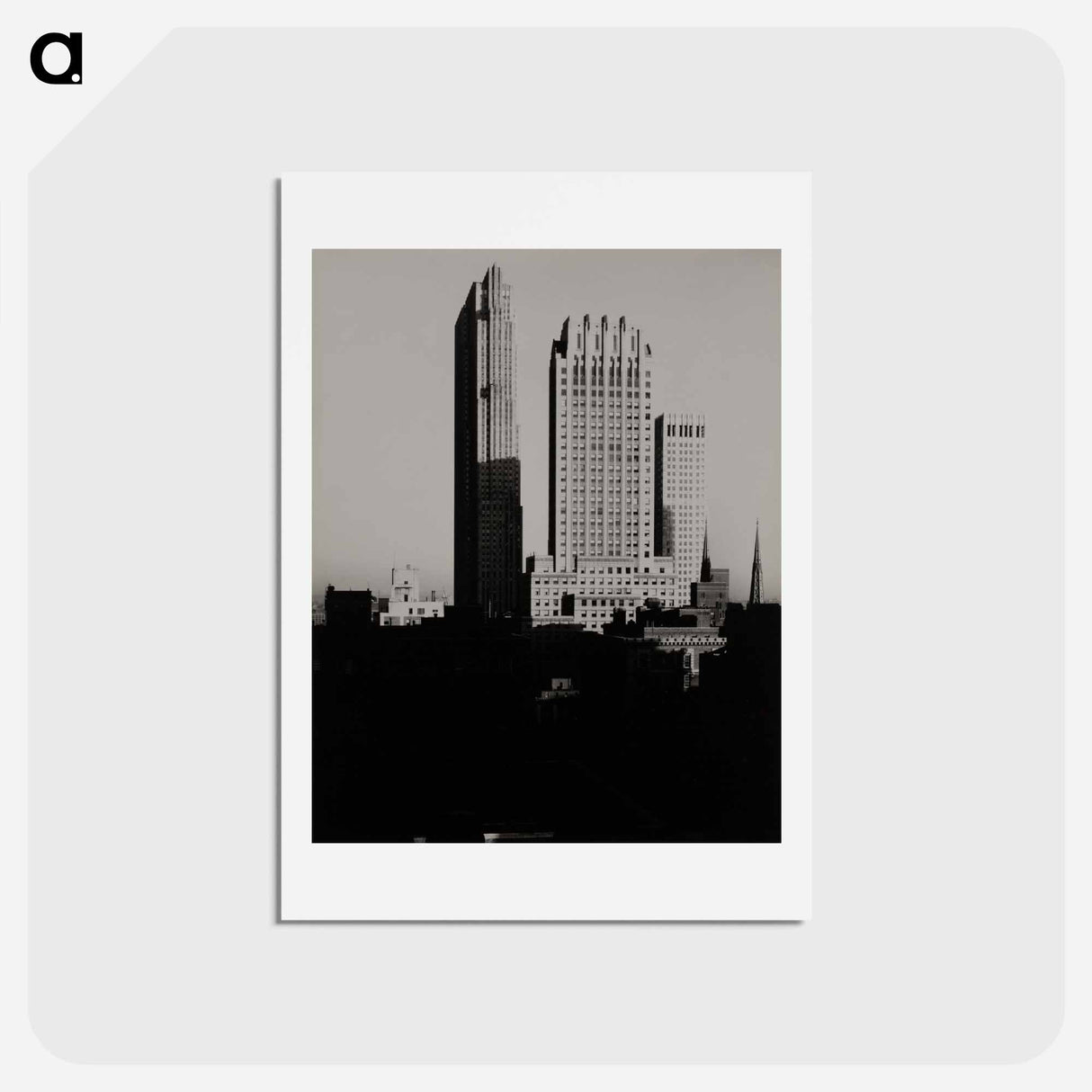 アートポストカード-New York from the Shelton - アルフレッド スティーグリッツ Postcard.