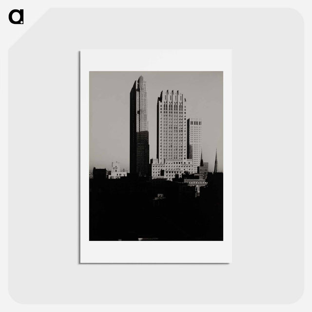 アートポストカード-New York from the Shelton - アルフレッド スティーグリッツ Postcard.