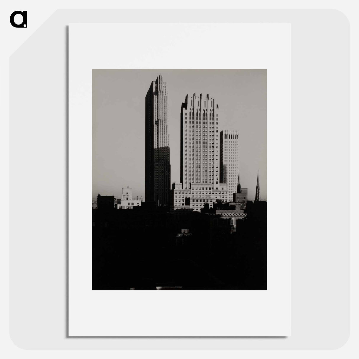 New York from the Shelton - アルフレッド スティーグリッツ Poster.