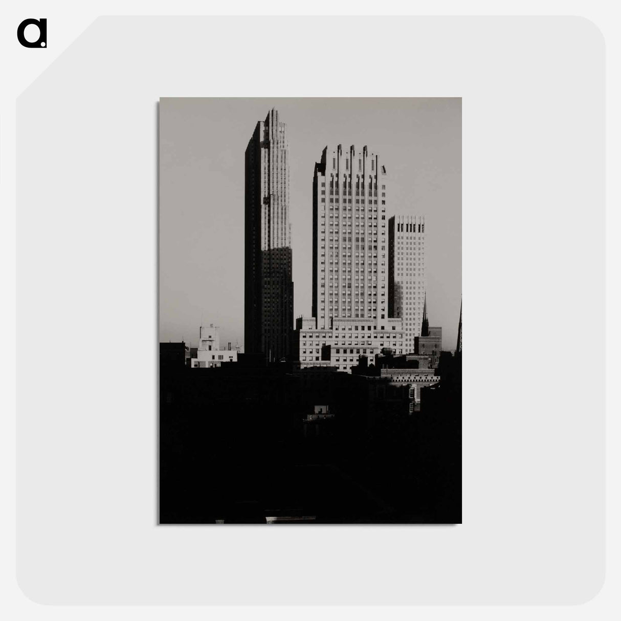 アートポストカード-New York from the Shelton - アルフレッド スティーグリッツ Postcard.