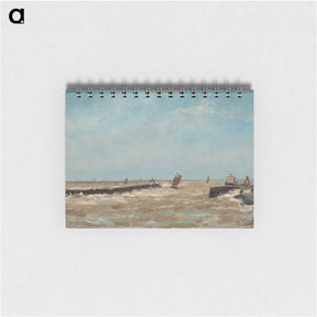アートメモ帳-A belgian harbour - アルフレッド ウィリアム フィンチ Memo.