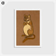 アートポストカード-Dormouse Costume Design for Alice in Wonderland - 不思議の国のアリス Postcard.